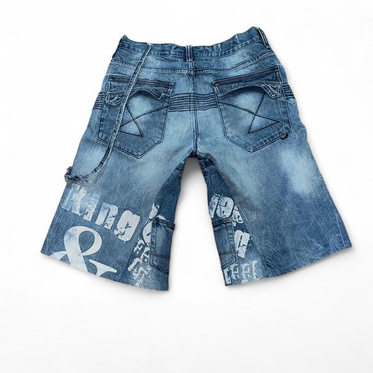 Street Canvas Flared Jorts