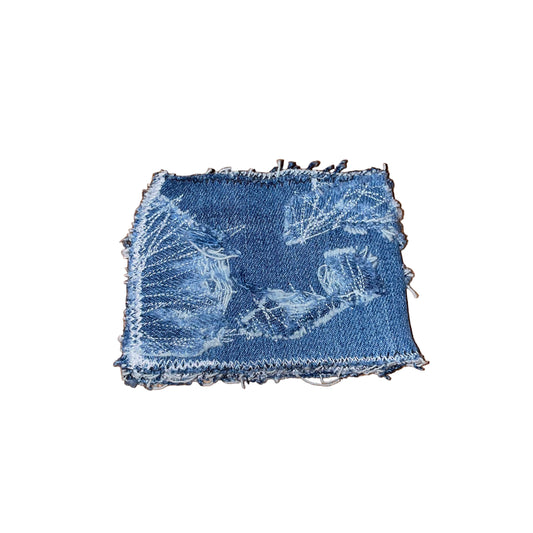 “Blue Fury” Denim Wallet
