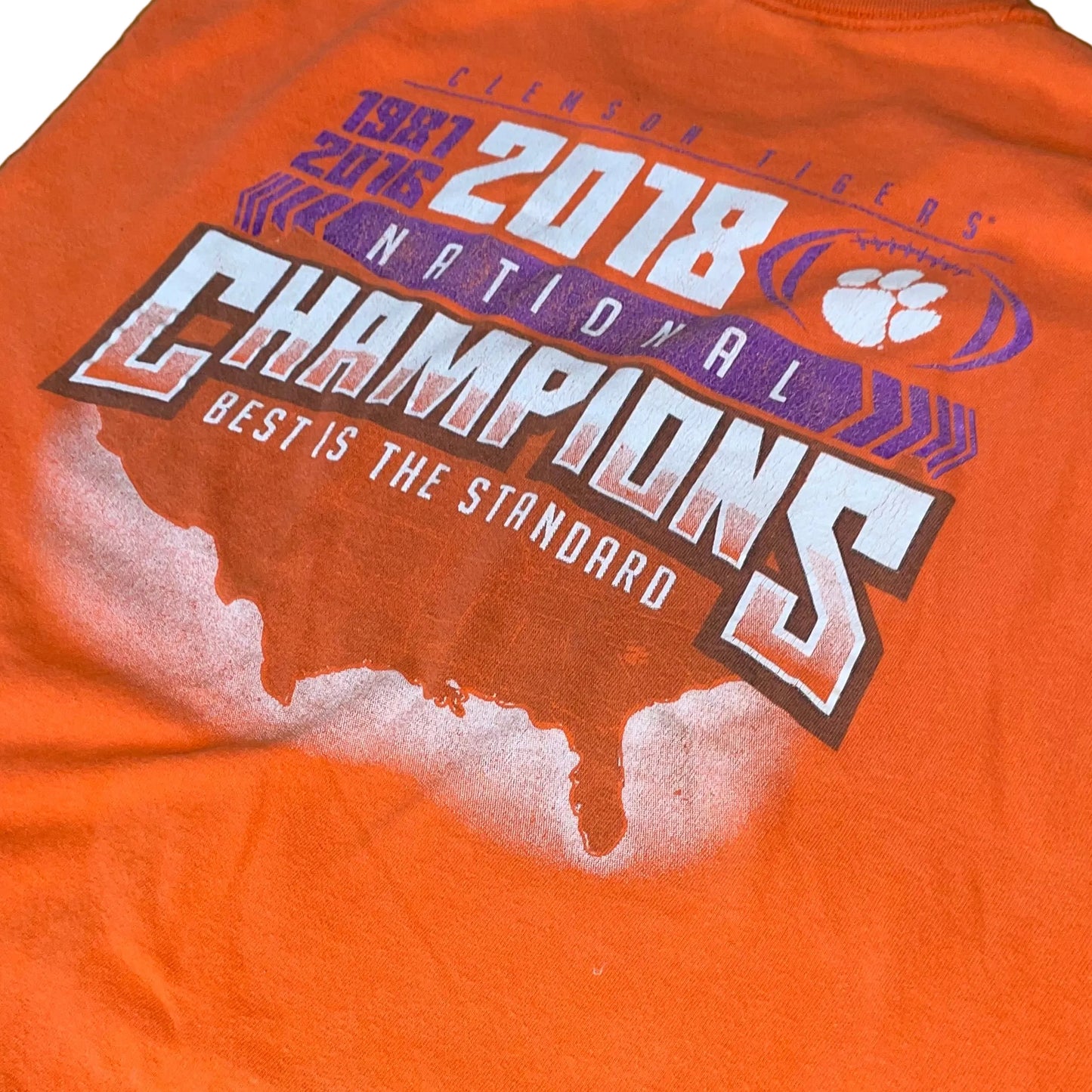 Clemson Patchwork Tee