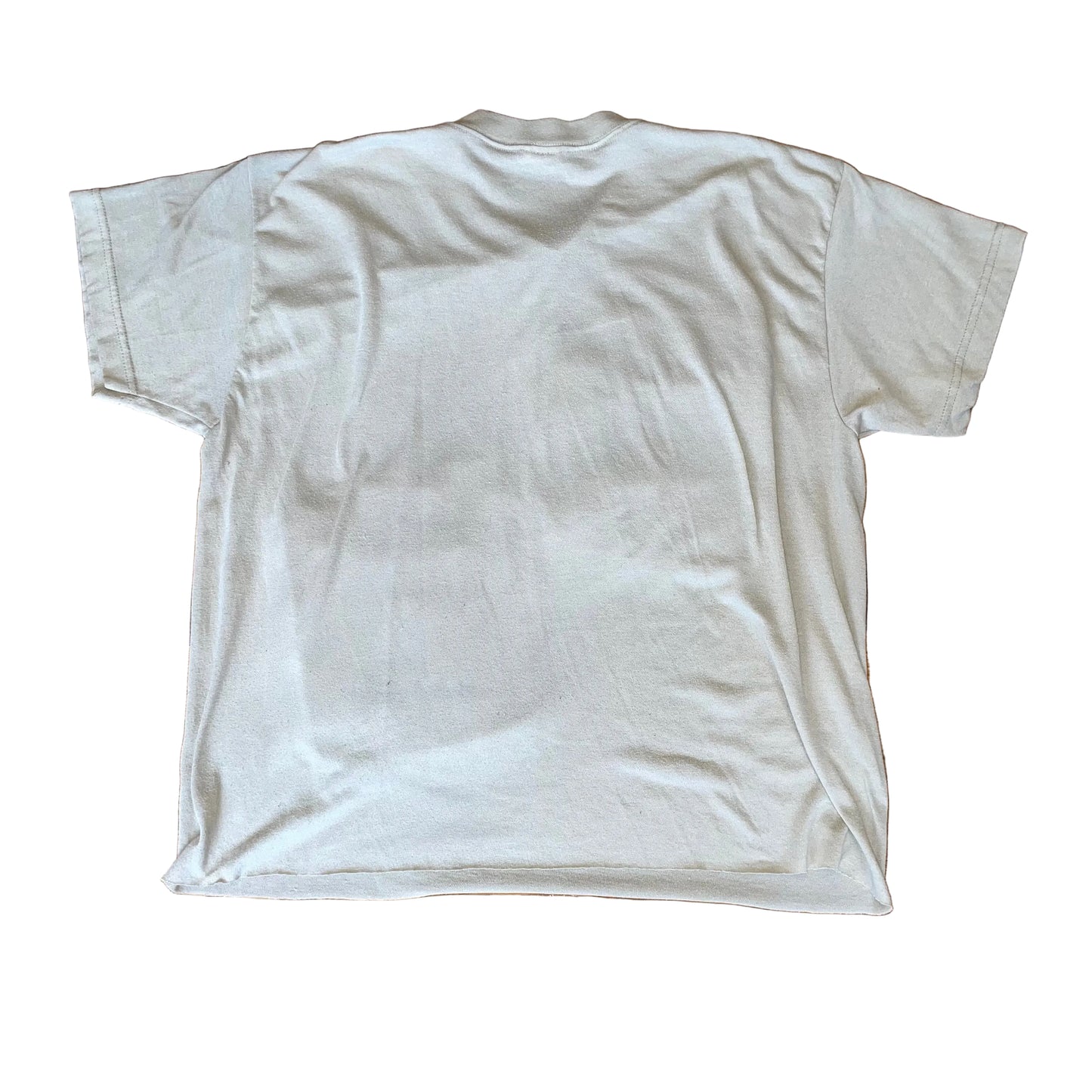 “Double Back” Beige Patchwork Tee