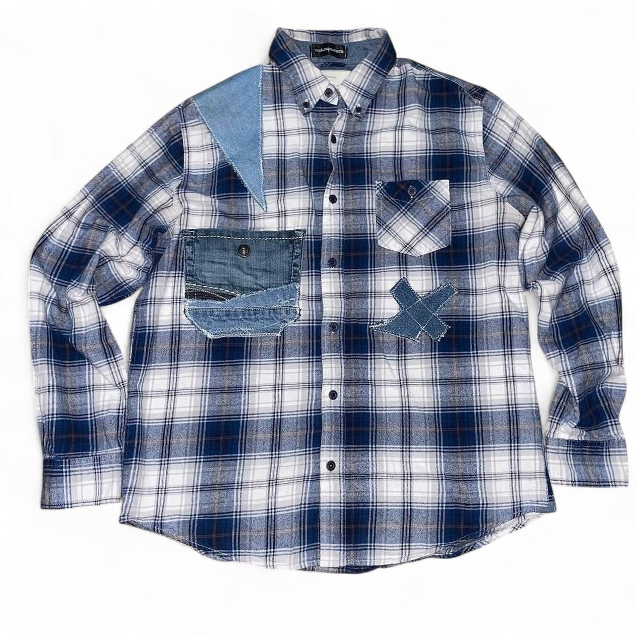 “X Marks The Spot” White Flannel