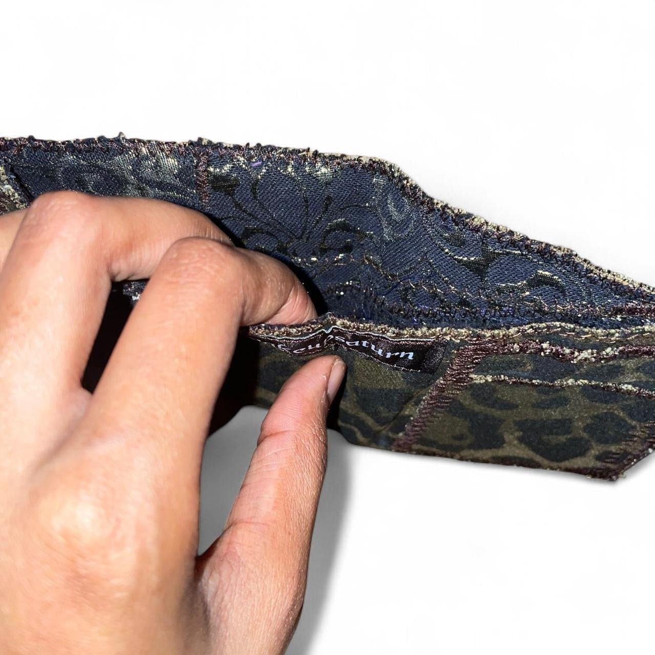 “Leopard” Denim Wallets