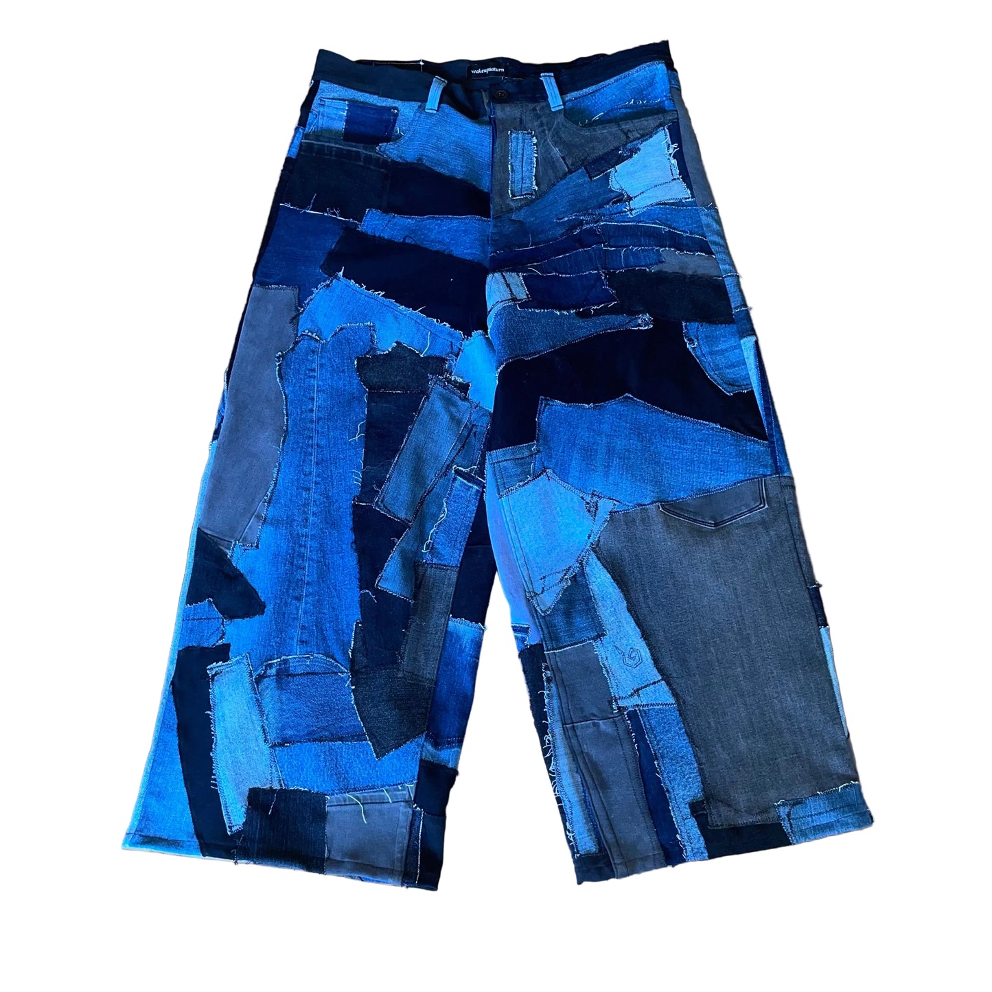 “Complex Features” Patchwork Denim Jeans