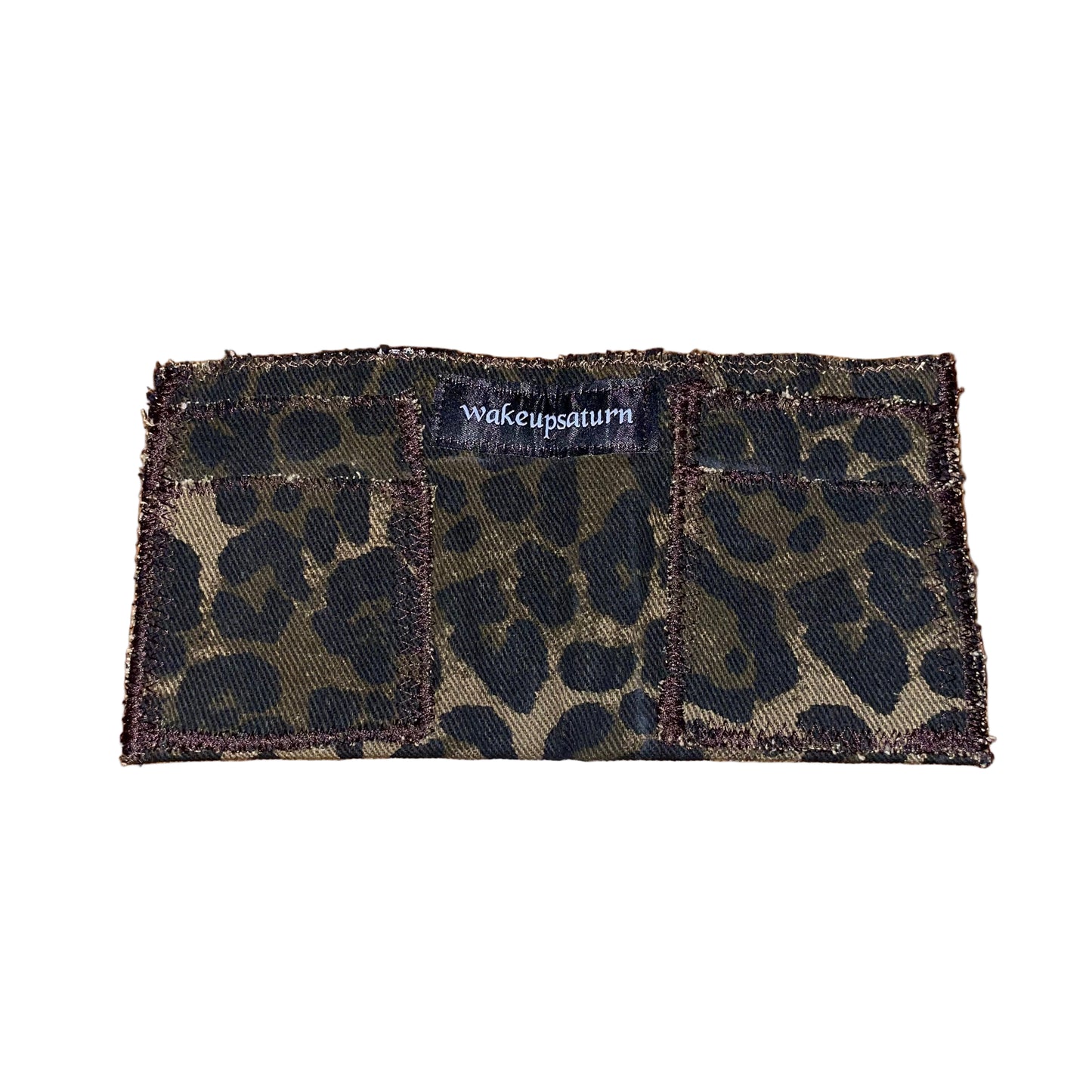 “Leopard” Denim Wallets