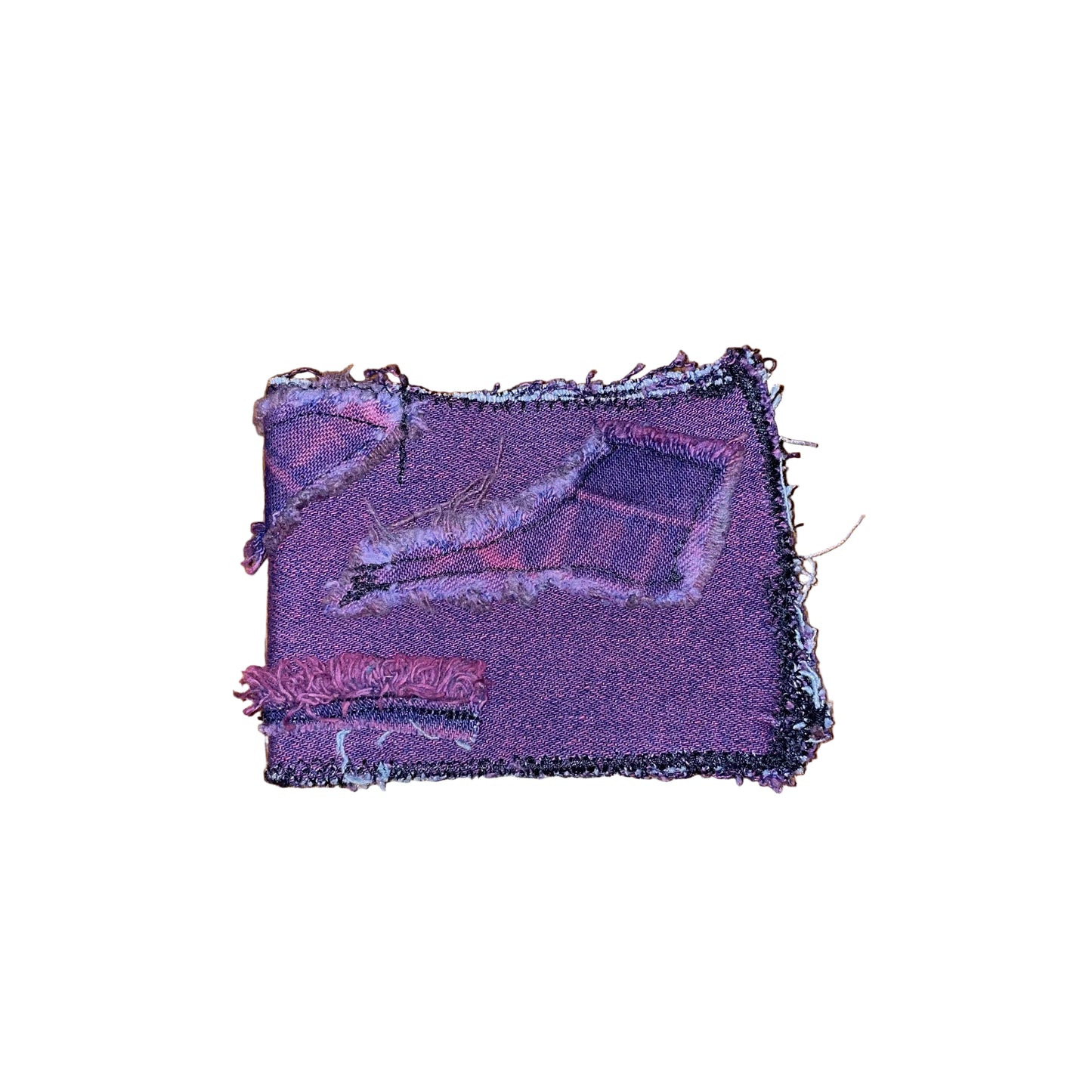 “Pink Fury” Denim Wallet