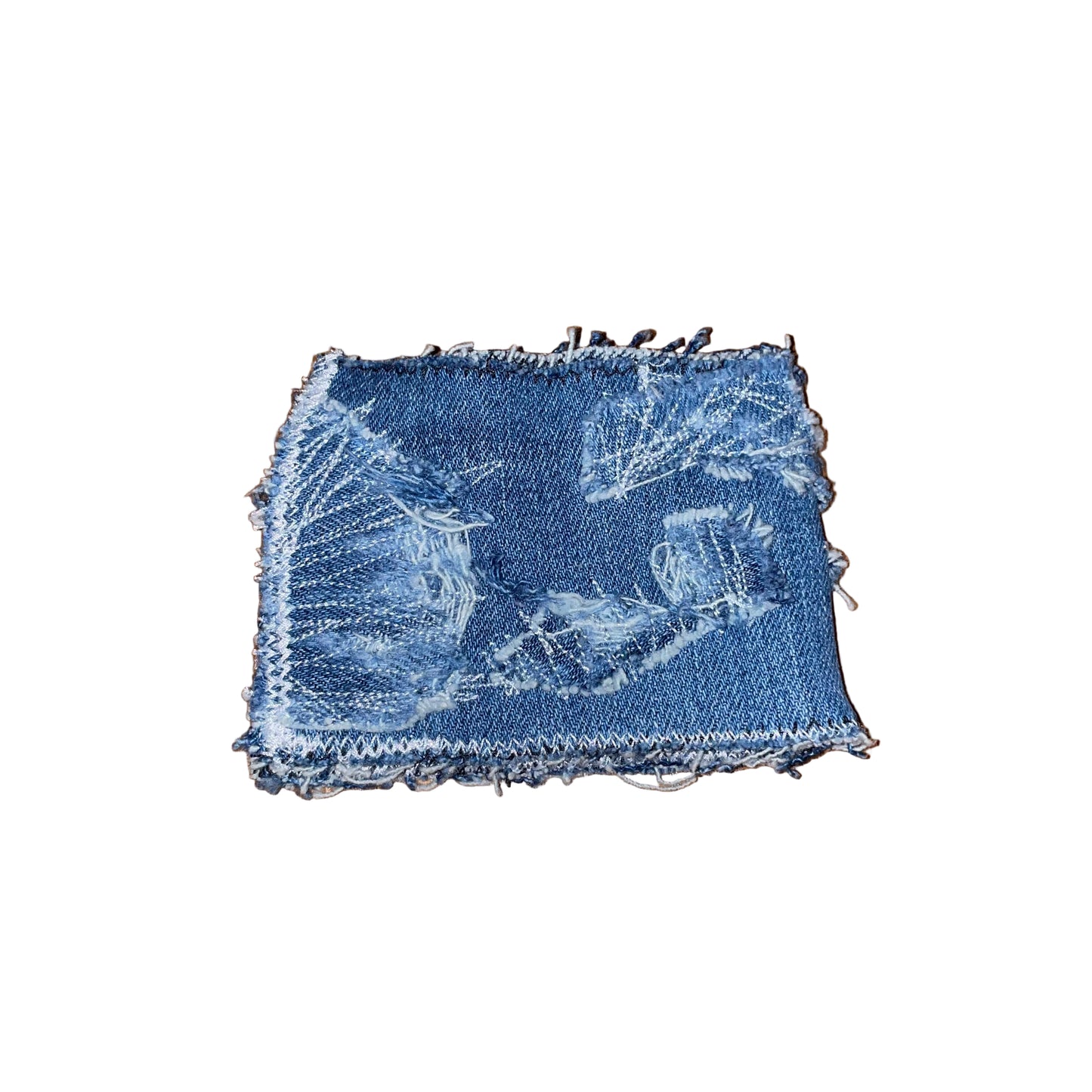 “Blue Fury” Denim Wallet
