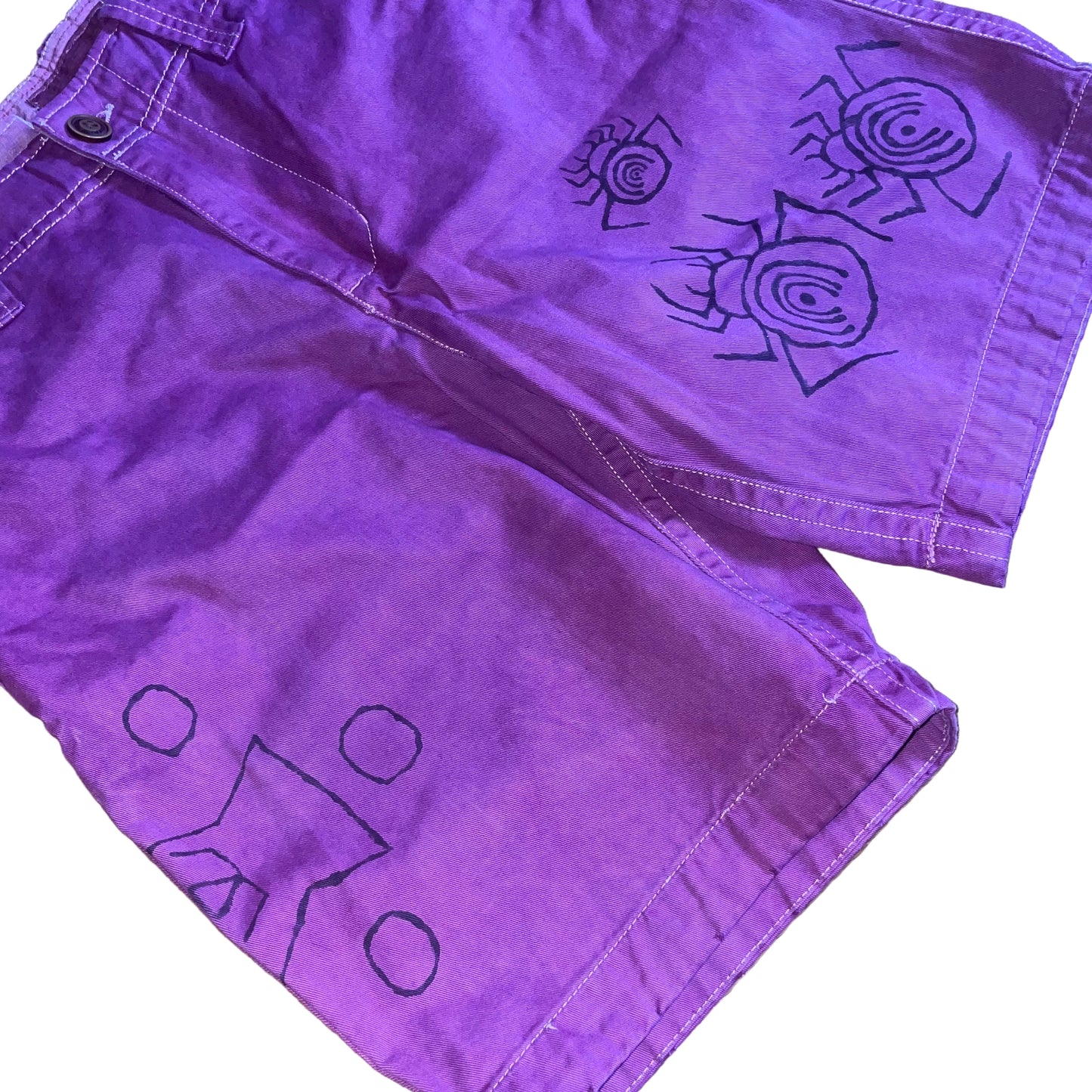 “Magenta Spider” Shorts