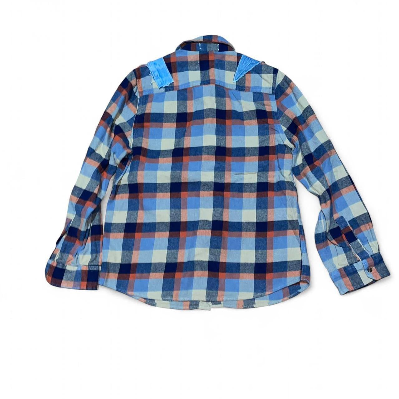 “X Marks The Spot” Multicolor Flannel