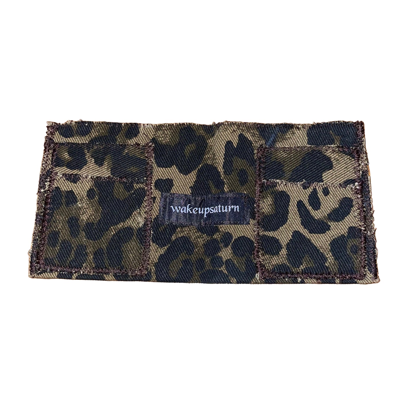 “Leopard” Denim Wallets