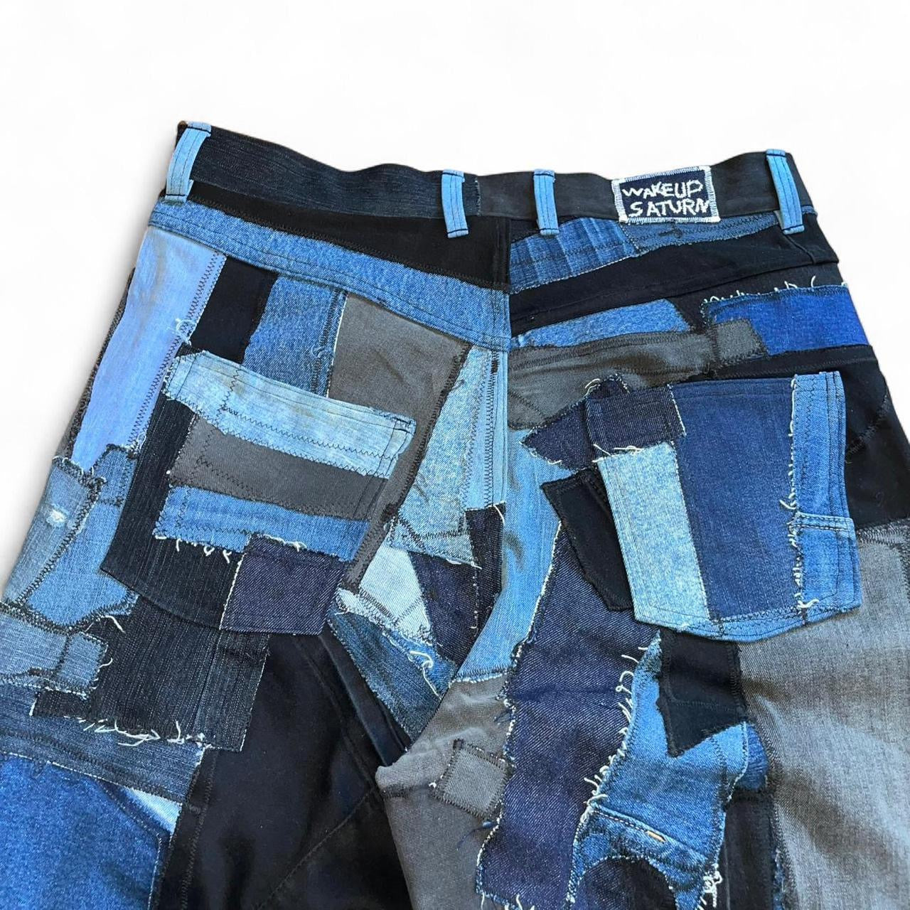 “Complex Features” Patchwork Denim Jeans