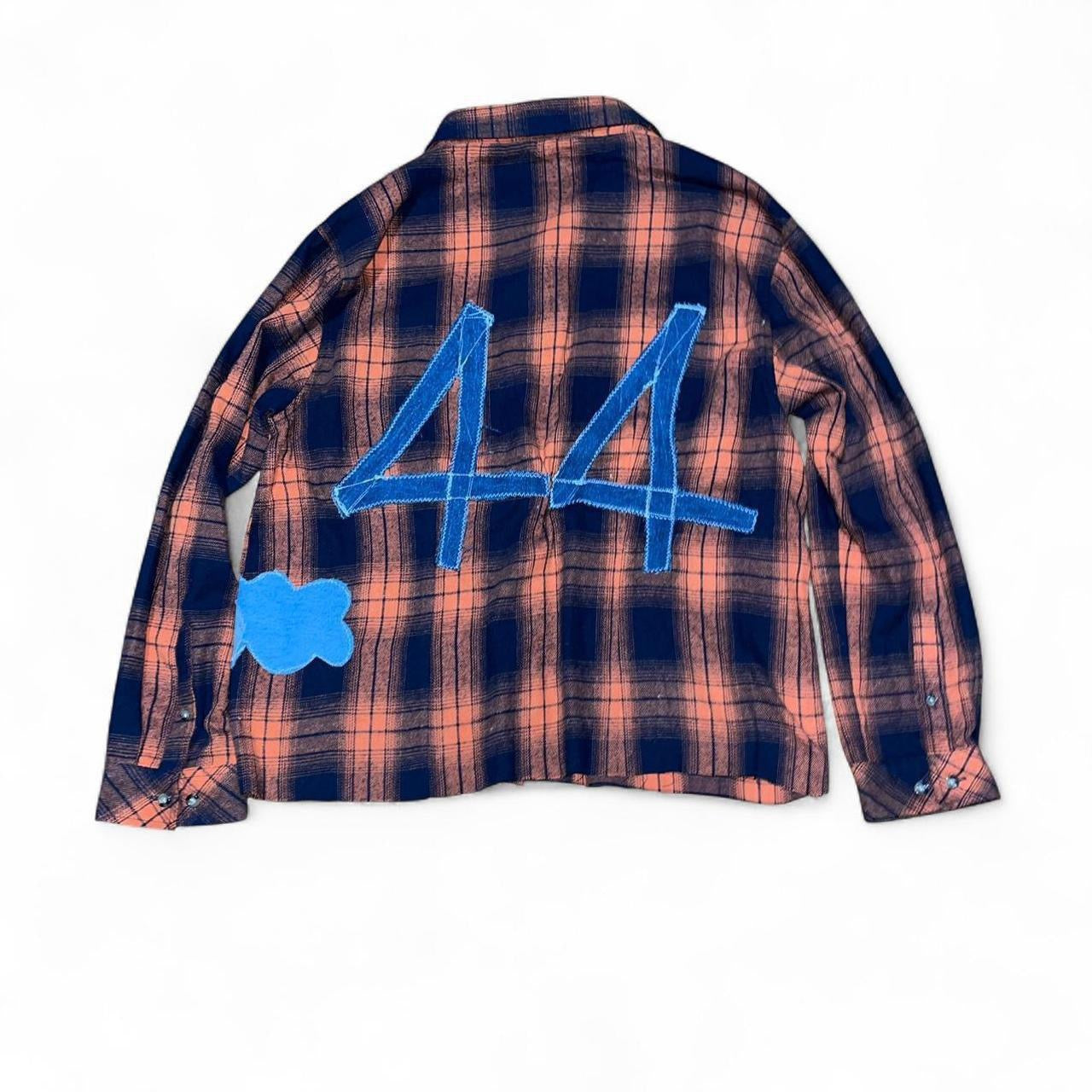 “X Marks The Spot” Orange Flannel