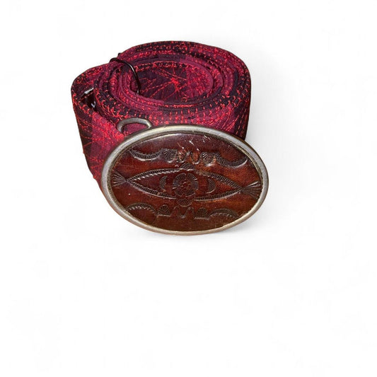 “Red Cowboy” Flannel Belt