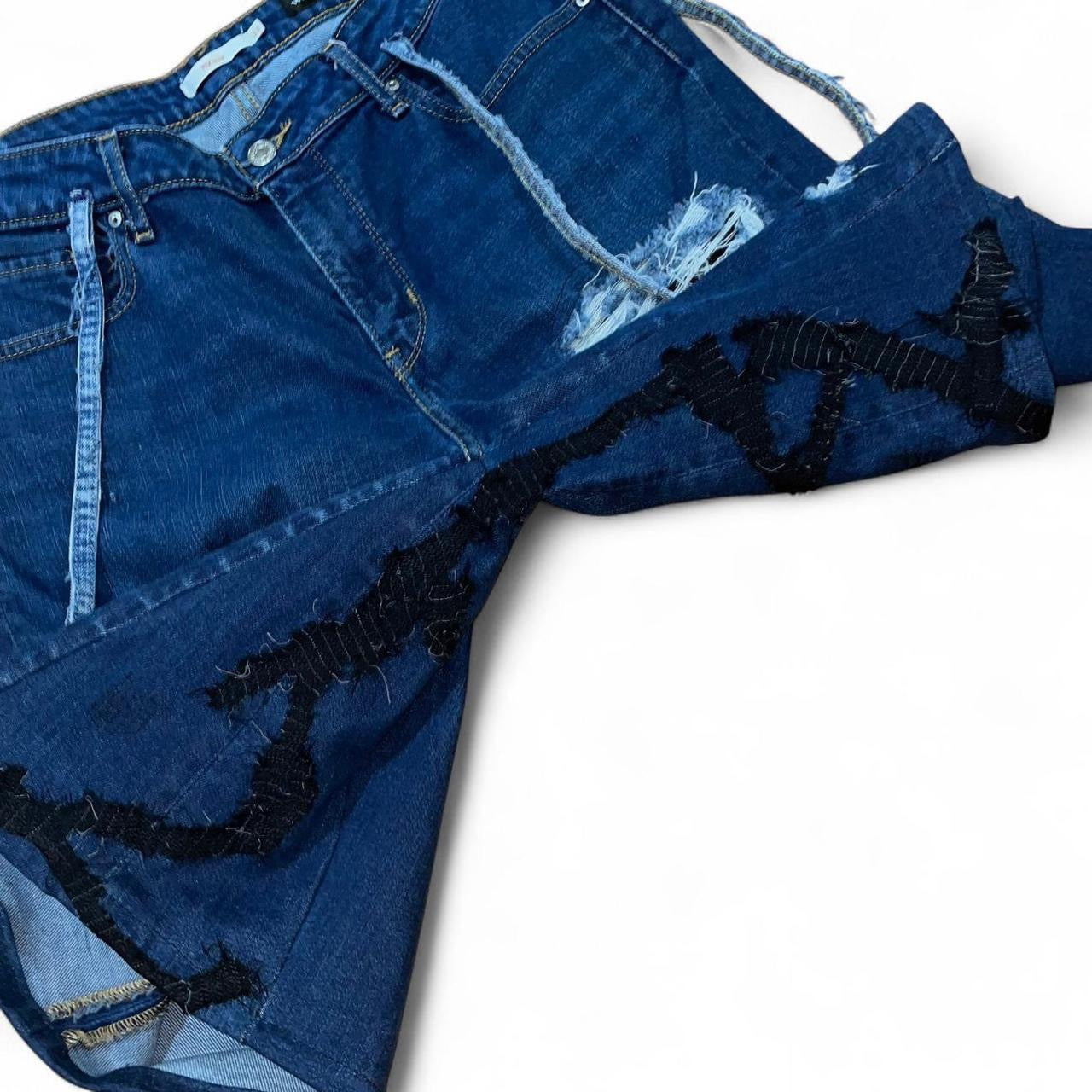 Blue Viper Flared Jorts